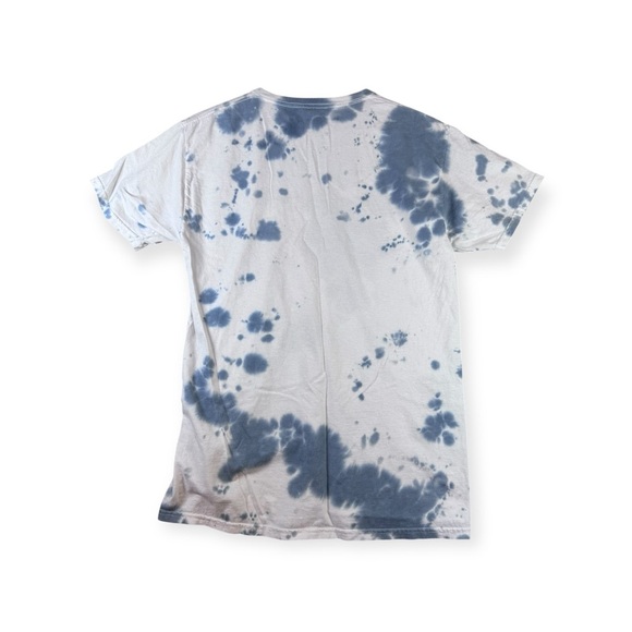 The Rolling Stones Graphic Band T-Shirt - Blue & White Tie-Dye Medium - Picture 2 of 7